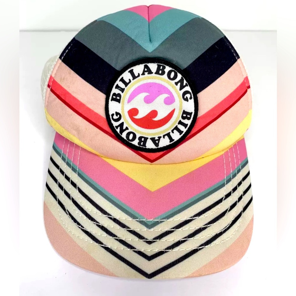 Billabong Cap Pastel Colors Snap Back Adjustable Womens/ Mens Vintage 90’s Surf